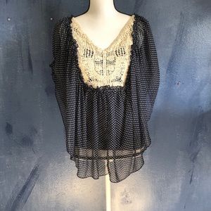 About A Girl Top with flare sleeves